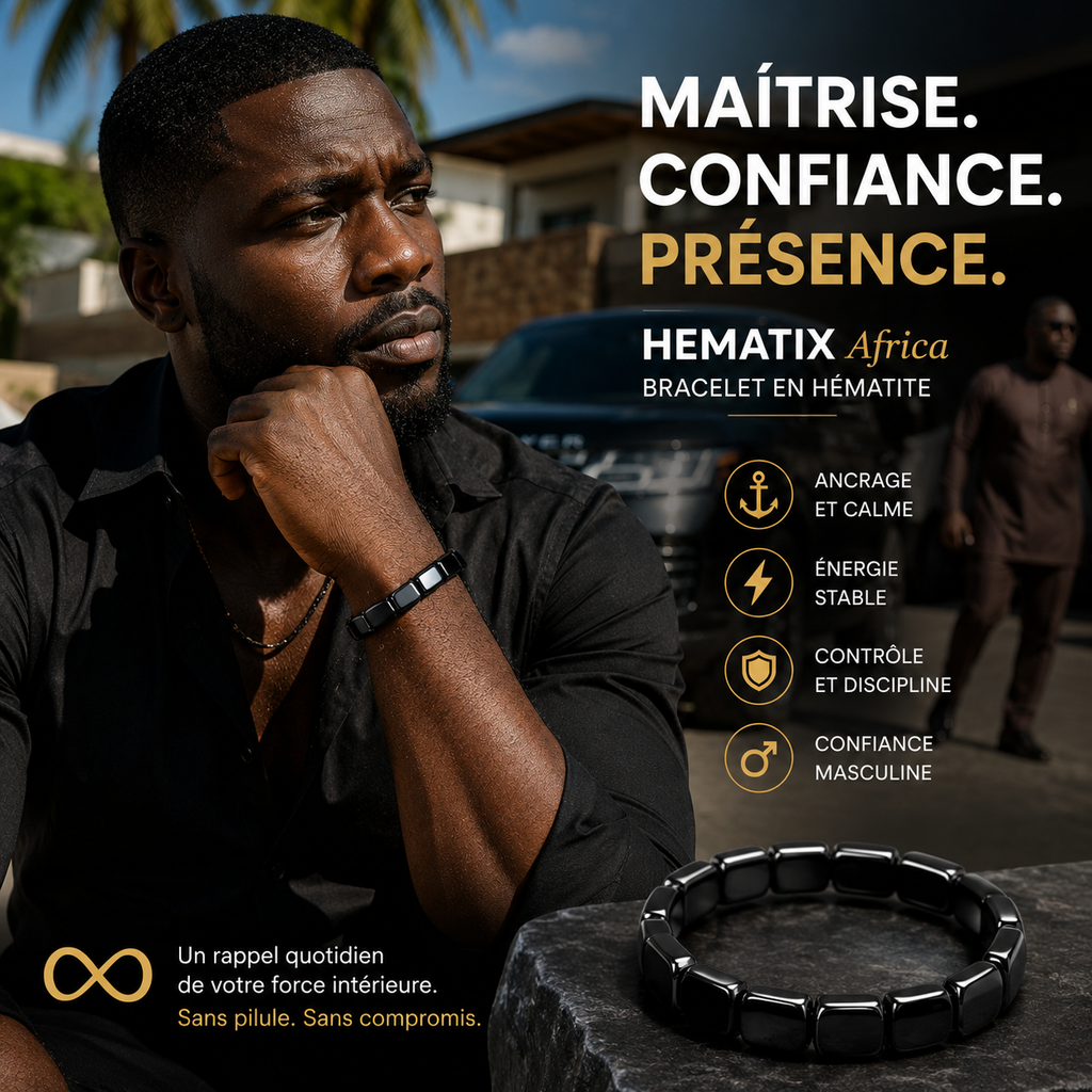 HEMATIX AFRICA | BRACELET EN HÉMATITE