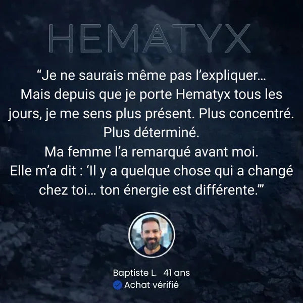 HEMATIX AFRICA | BRACELET EN HÉMATITE